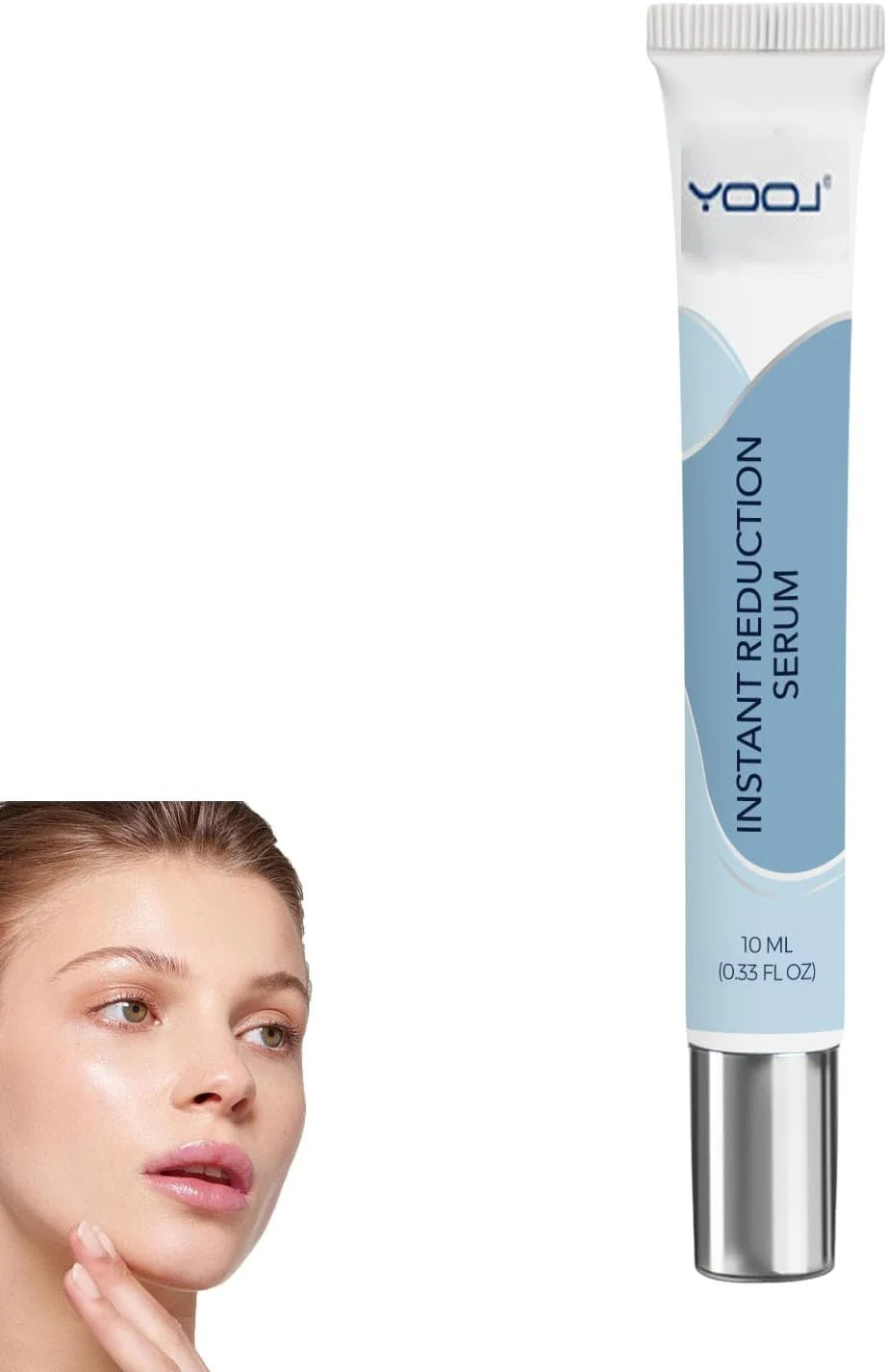 سرم دور چشم کاهش سریع - به طور محسوسی پف زیر چشم، چین و چروک، حلقه های تیره، خطوط ریز و پنجه کلاغی را فورا کاهش می دهد، از بین برنده چروک ضد پیری برای صورت - 10 میلی لیتر