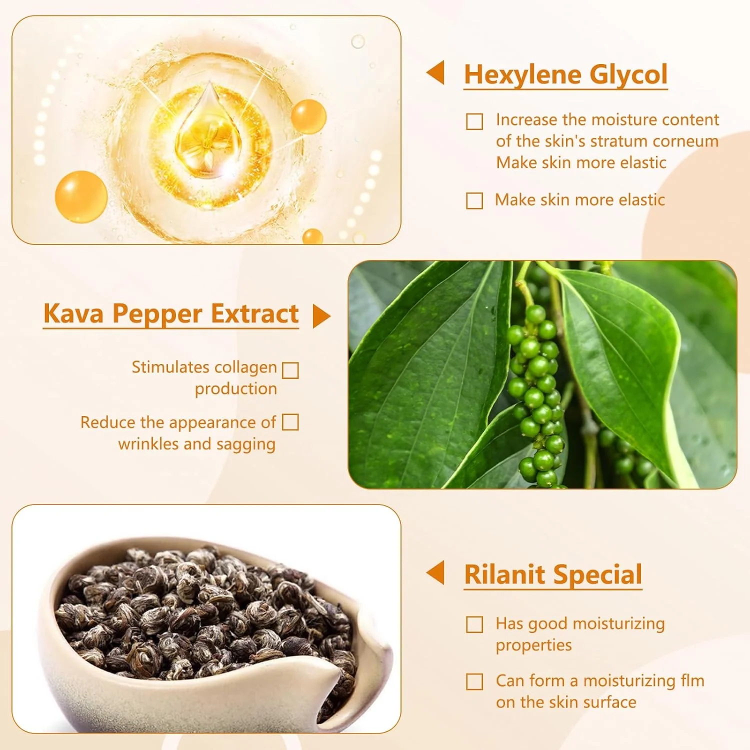 مجموعه 4 عددی روغن چشم لوتئین VC، سرم چشم لوتئین، روغن ضروری لوتئین برای پف و سیاهی دور چشم، مرطوب کننده و مغذی پوست، رفع خستگی