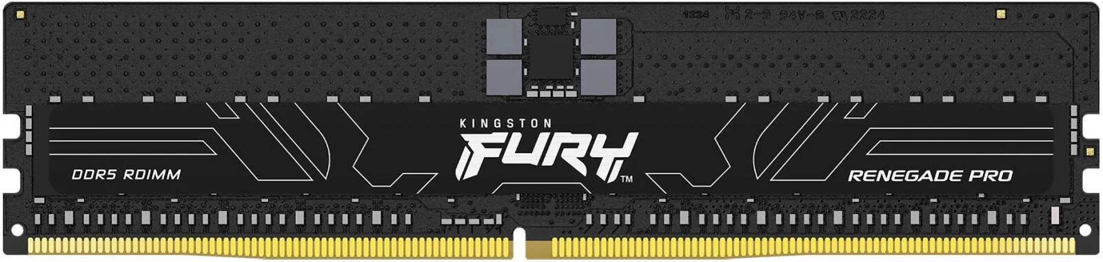 حافظه رم کینگستون Fury Renegade Pro با ظرفیت 256 گیگابایت DDR5 RDIMM، سرعت 6000MT/s، تاخیر CL32، 288-Pin، قابلیت اورکلاک ECC registered DIMM، پروفایل Intel XMP | KF560R32RBK8-256