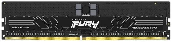 حافظه رم دسکتاپ کینگستون FURY Renegade Pro با ظرفیت 32 گیگابایت DDR5 ECC، سرعت حافظه 6000MT/s، تاخیر CL32، ولتاژ 1.35 ولت، 288 پین، ثبت شده ECC، XMP 3.0 / EXPO، مشکی | KF560R32RBE-32