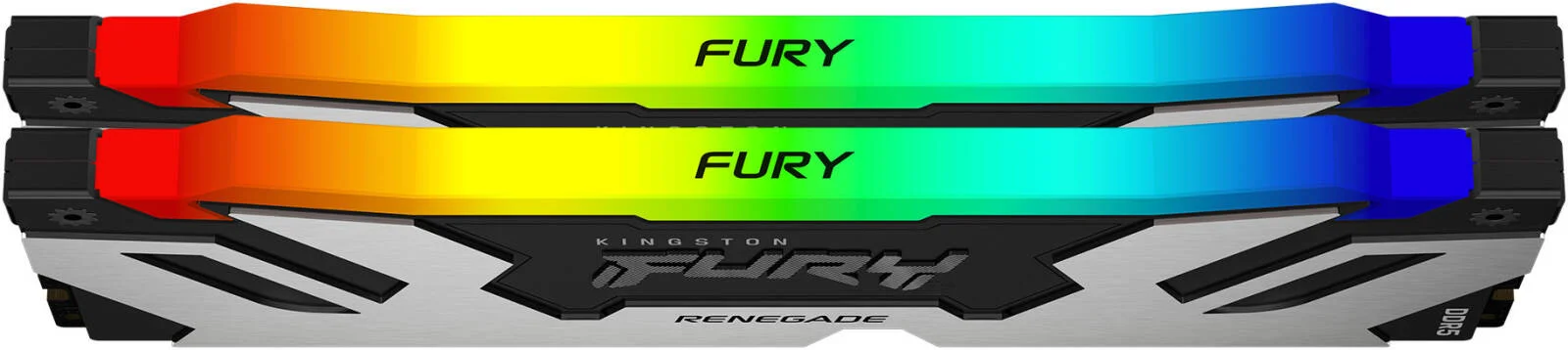 حافظه رم دسکتاپ کینگستون FURY Renegade RGB با ظرفیت 32 گیگابایت (2 عدد 16 گیگابایتی)، تاخیر CL38، سرعت 7200MT/s، Non-ECC DIMM، 288 پین، ولتاژ 1.45، پشتیبانی از Intel XMP 3.0 | KF572C38RSAK2-32
