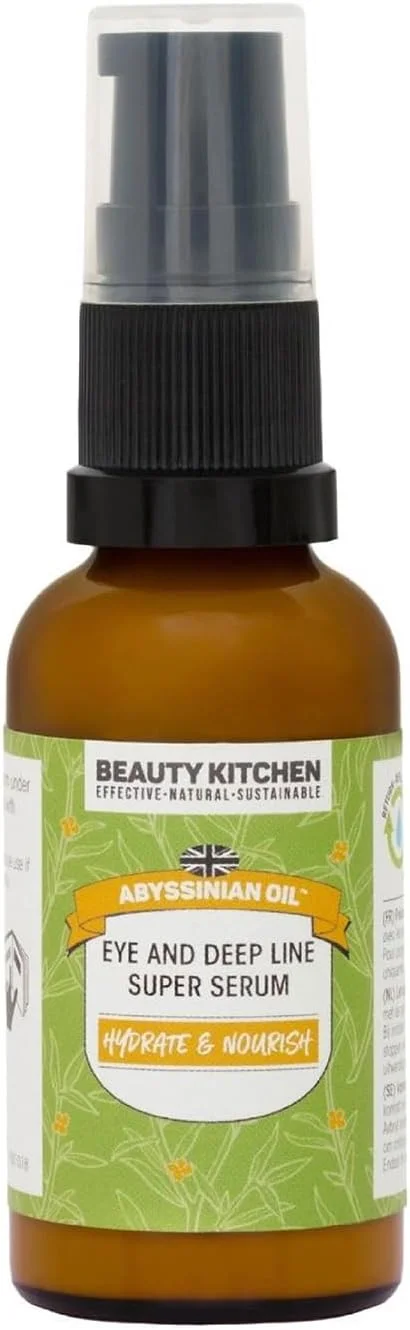 سرم فوق العاده روغن حبشی بیوتی کیچن برای دور چشم و خطوط عمیق | آبرسانی عمیق پوست اطراف چشم | برای داشتن چشمانی روشن تر و جوان تر | 30 میلی لیتر