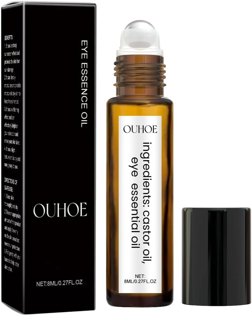 سرم دور چشم غلتکی روغن کرچک ضد چروک با روغن کرچک و کندر، پوست اطراف چشم را سفت می کند، پف، سیاهی و گودی زیر چشم را هدف قرار داده و ظاهری جوان و شاداب به ارمغان می آورد.