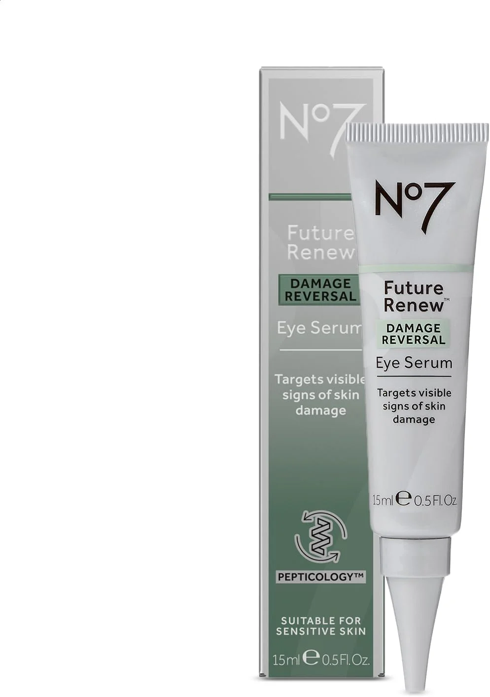 سرم دور چشم بازسازی کننده نو7 Future Renew - سرم مغذی زیر چشم برای ترمیم پوست آسیب دیده از آفتاب، خطوط ریز و چروک و بافت ناهموار - مناسب برای پوست حساس (15 میلی لیتر)