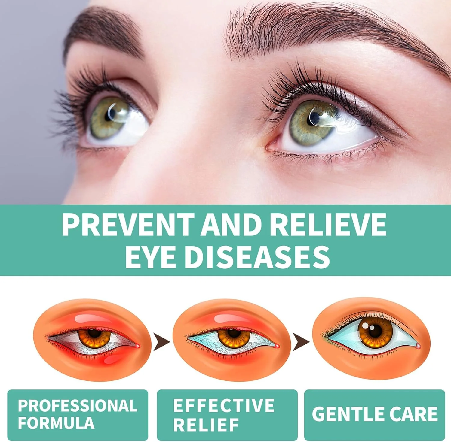 سرم ماساژ چشم، تسکین دهنده خشکی و خستگی چشم، مرطوب کننده پوست اطراف چشم، بسته 2 عددی