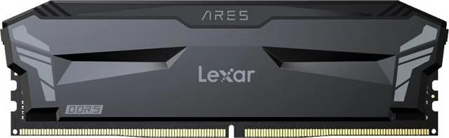 حافظه رم دسکتاپ Lexar Ares با ظرفیت 16 گیگابایت (1x16GB) DDR5 SDRAM UDIMM، سرعت 4800 مگاهرتز، ولتاژ 1.10، 288 پین، تاخیر CAS 40 | LD5DU016G-R4800GS2A
