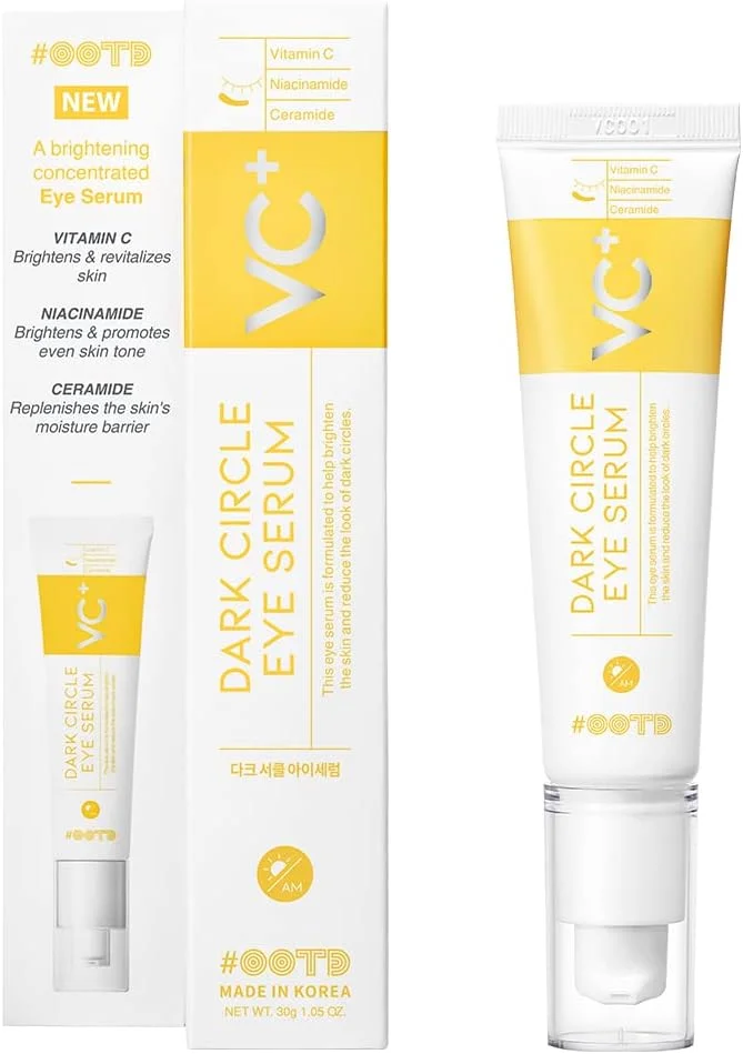 سرم دور چشم #OOTD حاوی ویتامین C، نیاسینامید، سرامید [30 گرم]، درمان تیرگی دور چشم مناسب آقایان و بانوان، مراقبت از پوست حساس صورت، محصول کره ای Oxygen of the Day
