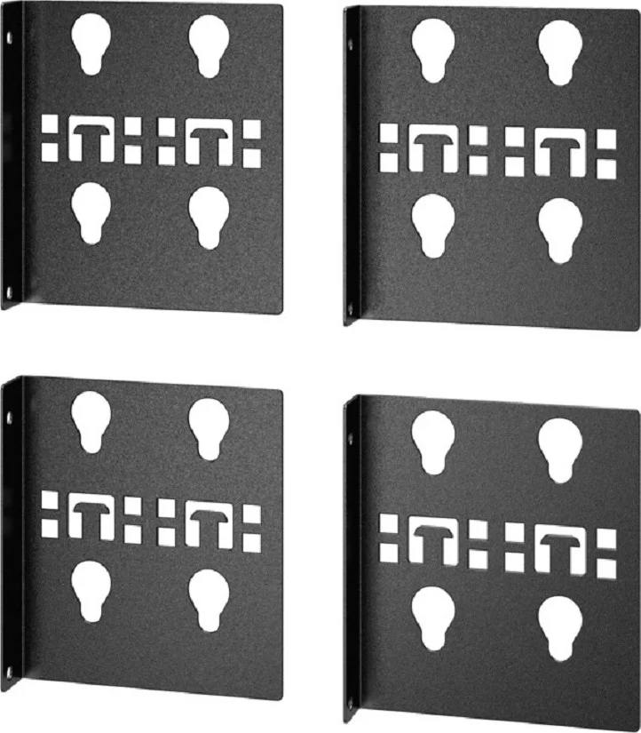 براکت نصب PDU رک آسان APC، عرض دو برابر، 2 جفت، مشکی | ER7PDUBRKT