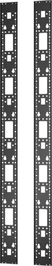 کانال جانبی عمودی رک Easy APC، ارتفاع 24U، تعداد 2، مشکی | ER7RCC24
