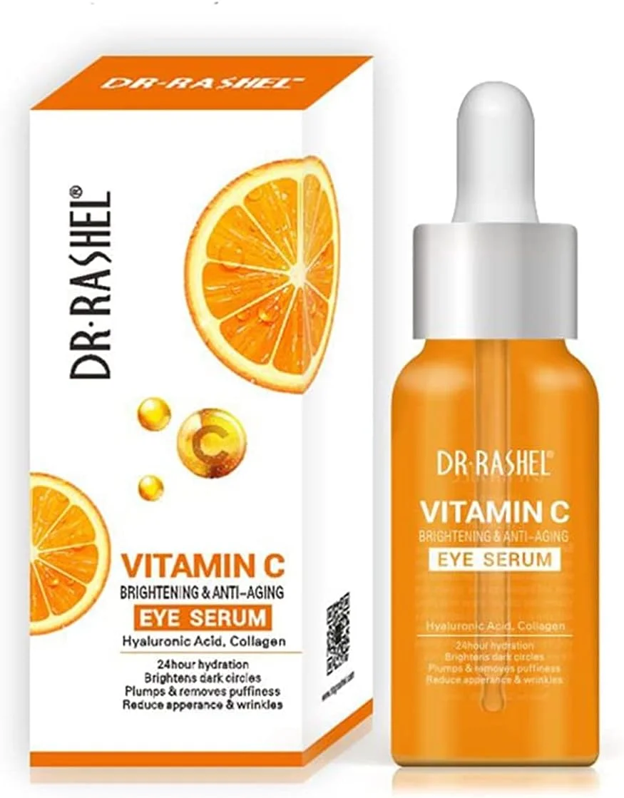 سرم روشن کننده و ضد پیری ویتامین C دور چشم دکتر راشل