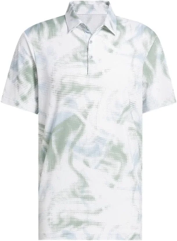 پولوشرت آستین کوتاه مردانه آدیداس Ultimate365 با طرح چاپی توری