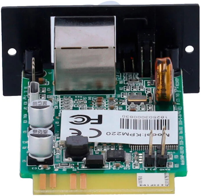 کارت مینی SNMP مرکوری KPM220 برای یو پی اس MPM PRO 1 - 10KVA RT، پردازنده ARM با فرکانس 300 مگاهرتز 32 بیتی، 64 مگابایت SDRAM، 128 مگابایت NAND FLASH، مدیریت یو پی اس از طریق HTTP، SNMP و TCP/IP، مشکی | UP000498