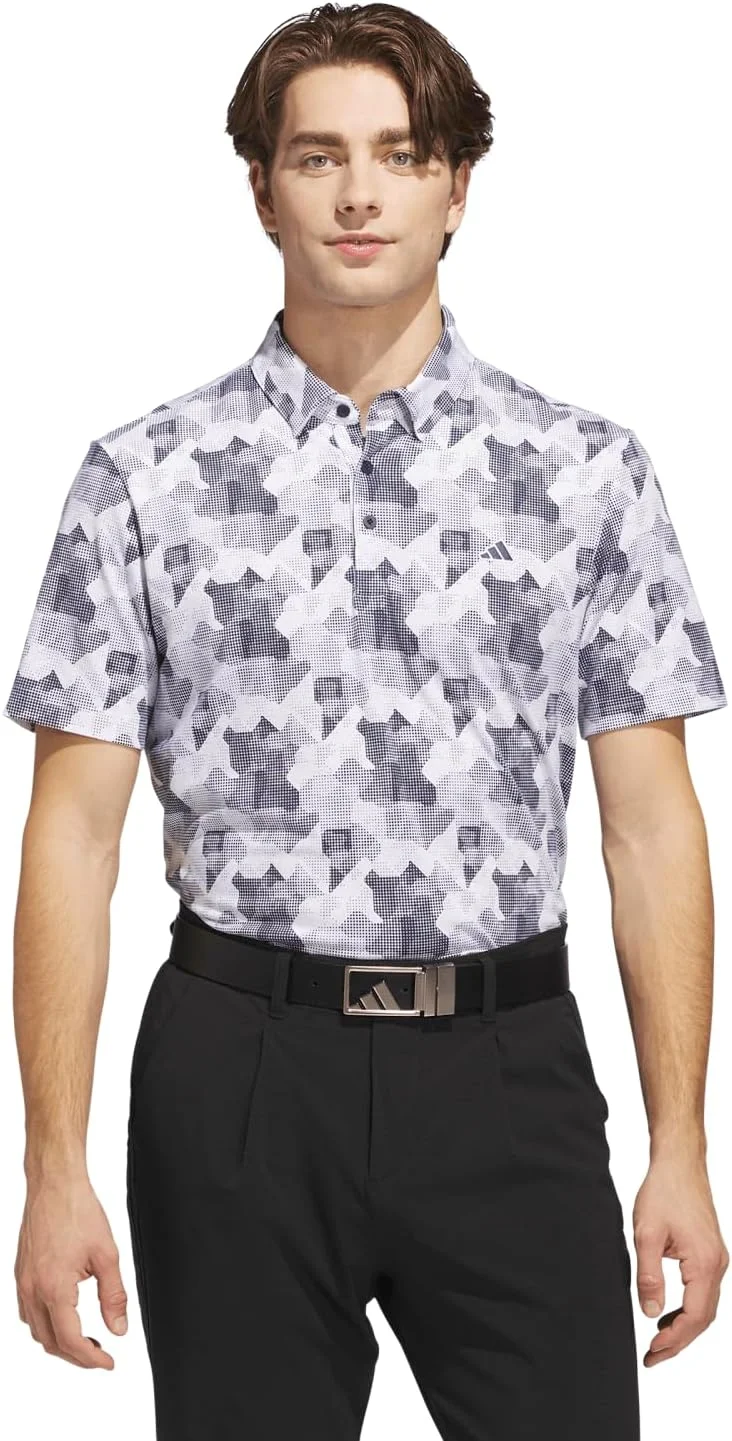 پولوشرت مردانه آدیداس مدل Go-To طرح دار