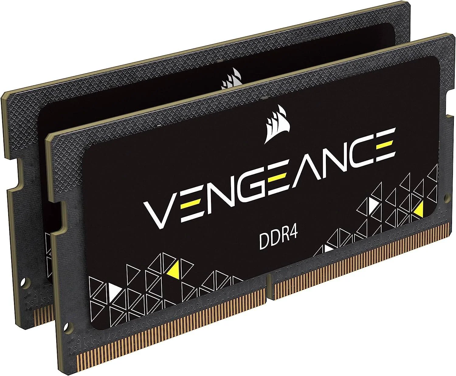 حافظه لپ تاپ کرسیر Vengeance با ظرفیت 16 گیگابایت (2 عدد 8 گیگابایتی) SO-DIMM DDR4 3200 (PC4 25600)، سرعت حافظه 3200 مگاهرتز، تاخیر CL22 CAS، ولتاژ 1.2 ولت، 260 پین، مشکی | CMSX16GX4M2A3200C22