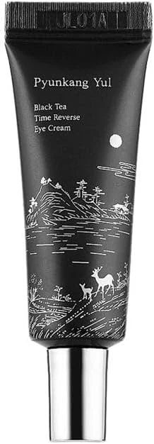 کرم دور چشم چای سیاه PYUNKANG YUL (مینی) - حاوی اسید هیالورونیک، سرامید برای تغذیه غنی، ایجاد سد رطوبتی و پپتیدها برای افزایش خاصیت ارتجاعی پوست - 9 میلی لیتر