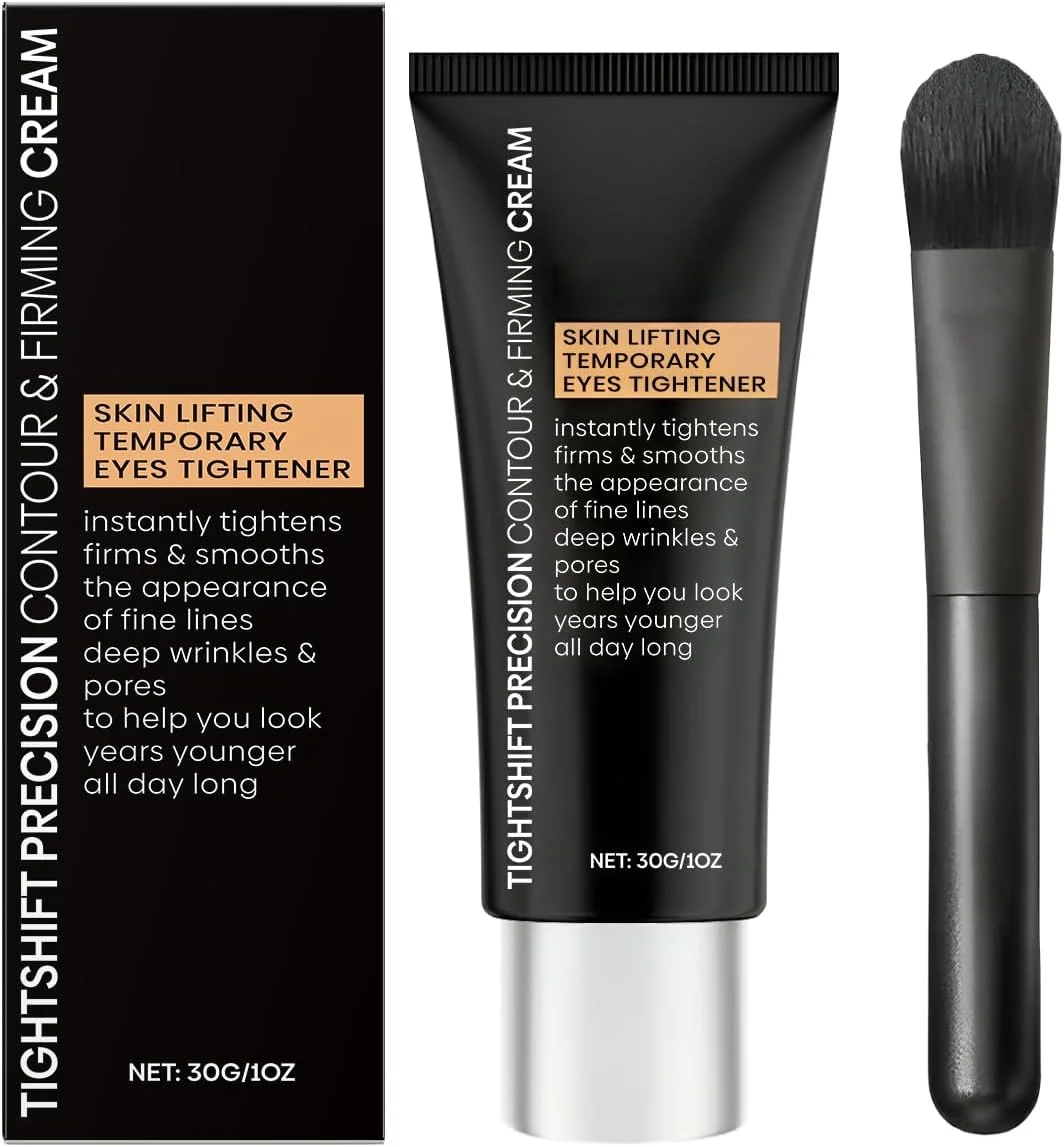 کرم سفت کننده فوری پوست دور چشم 丨 سفت کننده موقت پوست دور چشم حاوی هیالورونیک اسید 丨 کاهش موقت سیاهی، پف و صاف کننده خطوط ریز 丨 30 گرم