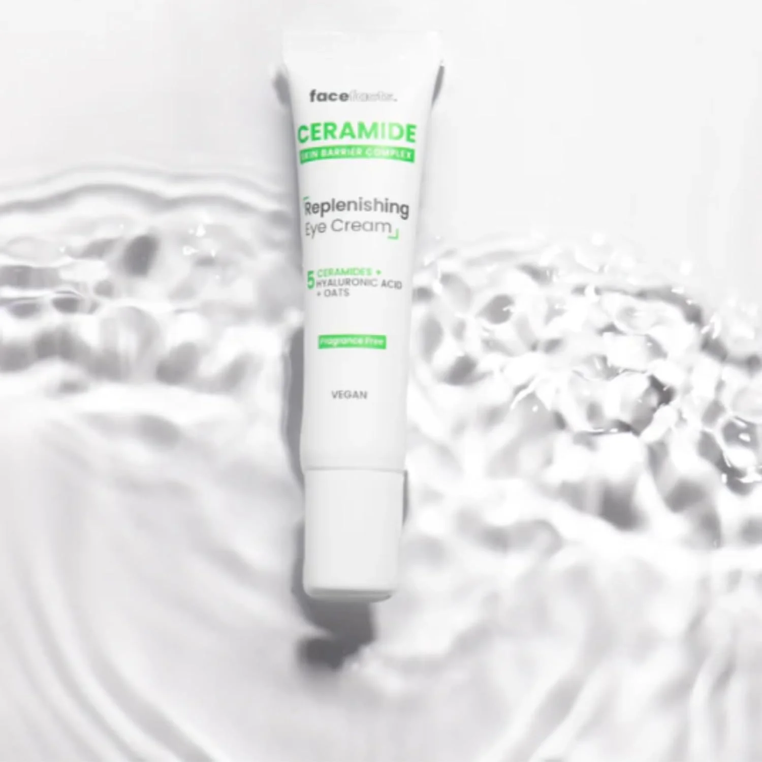 کرم دور چشم سرامید فیس فکتس؛ آبرسان پوست لطیف دور چشم؛ تقویت کننده سد دفاعی پوست، کاهش پف و تیرگی دور چشم؛ حاوی 5 نوع سرامید، هیالورونیک اسید، جو دوسر تسکین دهنده، گلیسیرین و ویتامین ای؛ 15 میلی لیتر