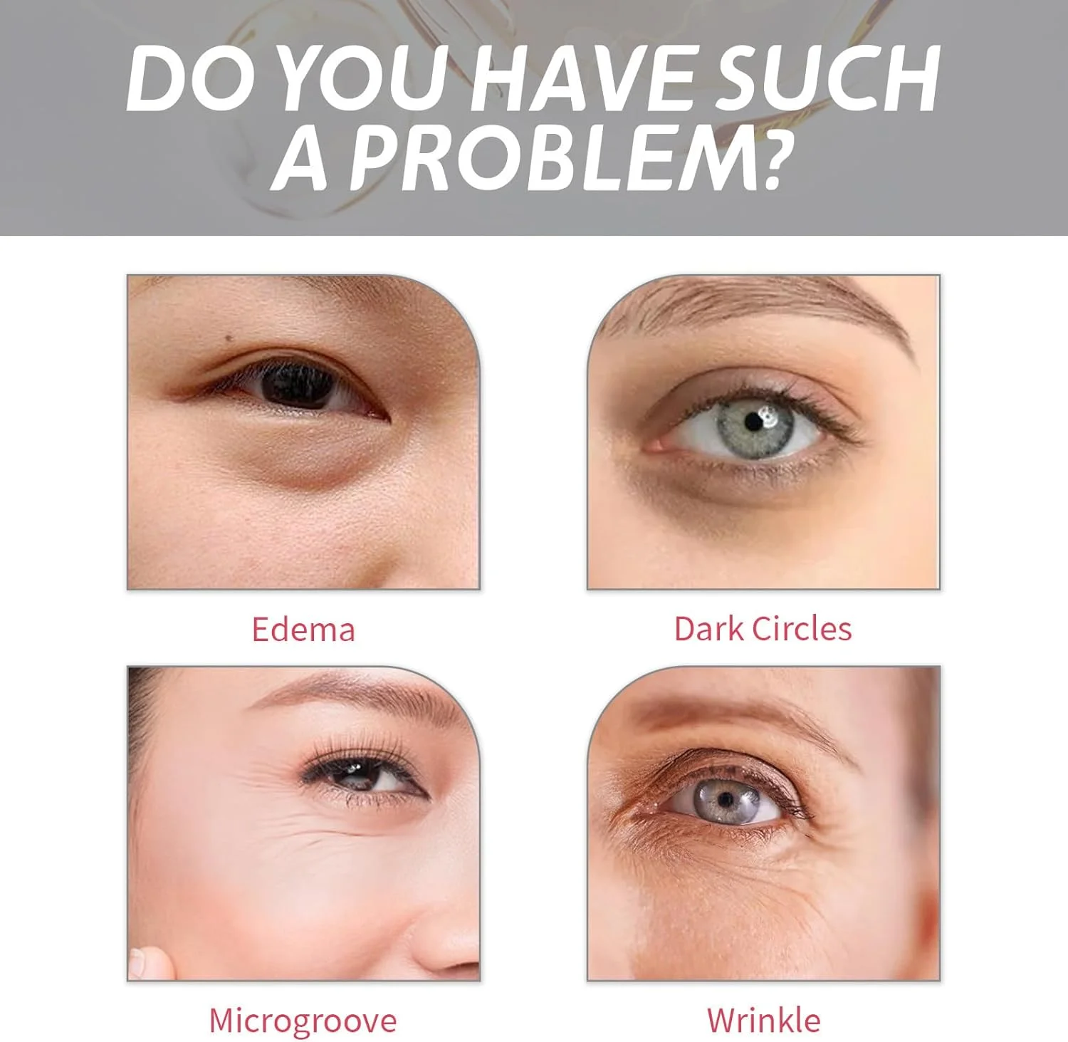 کرم دور چشم رتینول برای تیرگی دور چشم - کرم دور چشم ضد چروک با اسید هیالورونیک - کرم دور چشم مرطوب کننده، کاهش دهنده خطوط پنجه کلاغی، ظریف و سفت کننده پوست اطراف چشم (30 گرم)