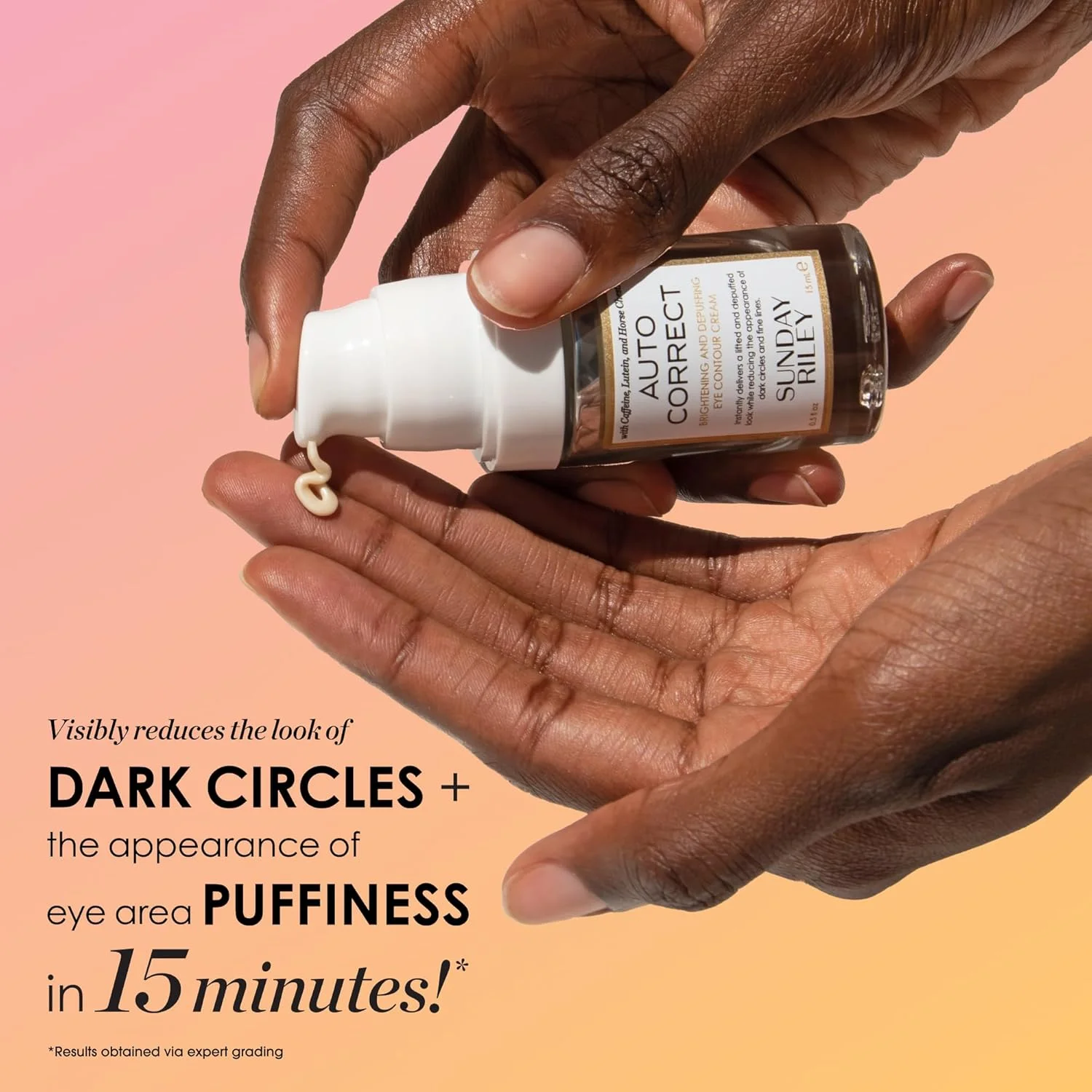 کرم دور چشم روشن کننده و ضد پف ساندی رایلی Auto Correct