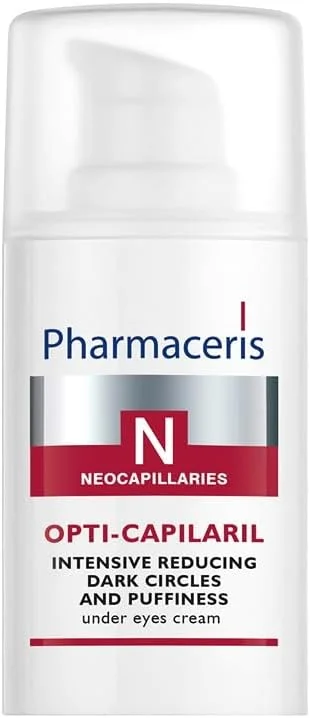 کرم دور چشم فشرده Pharmaceris N Opti-Capilaril، 15 میلی لیتر - درمان زیر چشم با پروتئین های سویا و برنج، ویتامین E و فیلترهای خورشیدی برای حلقه های تیره، پف و پوست حساس