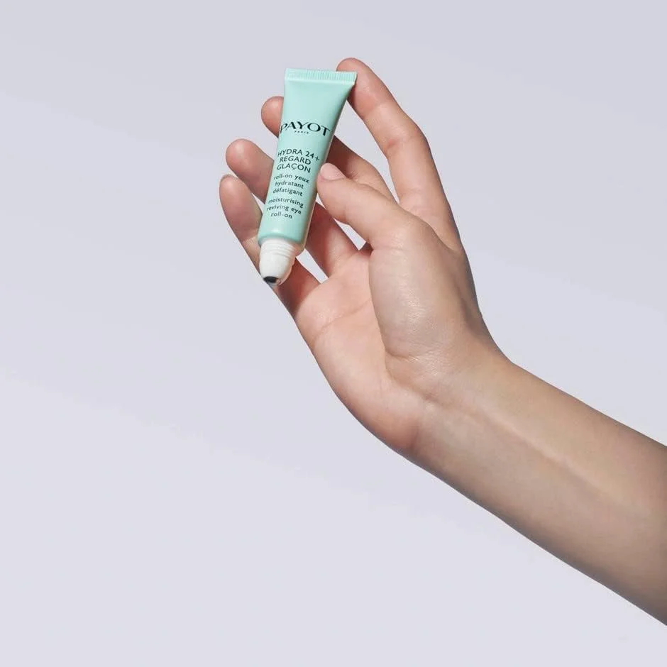 غلتک دور چشم آبرسان و احیا کننده PAYOT Hydra 24 + Regard Glacon، 15 میلی لیتر