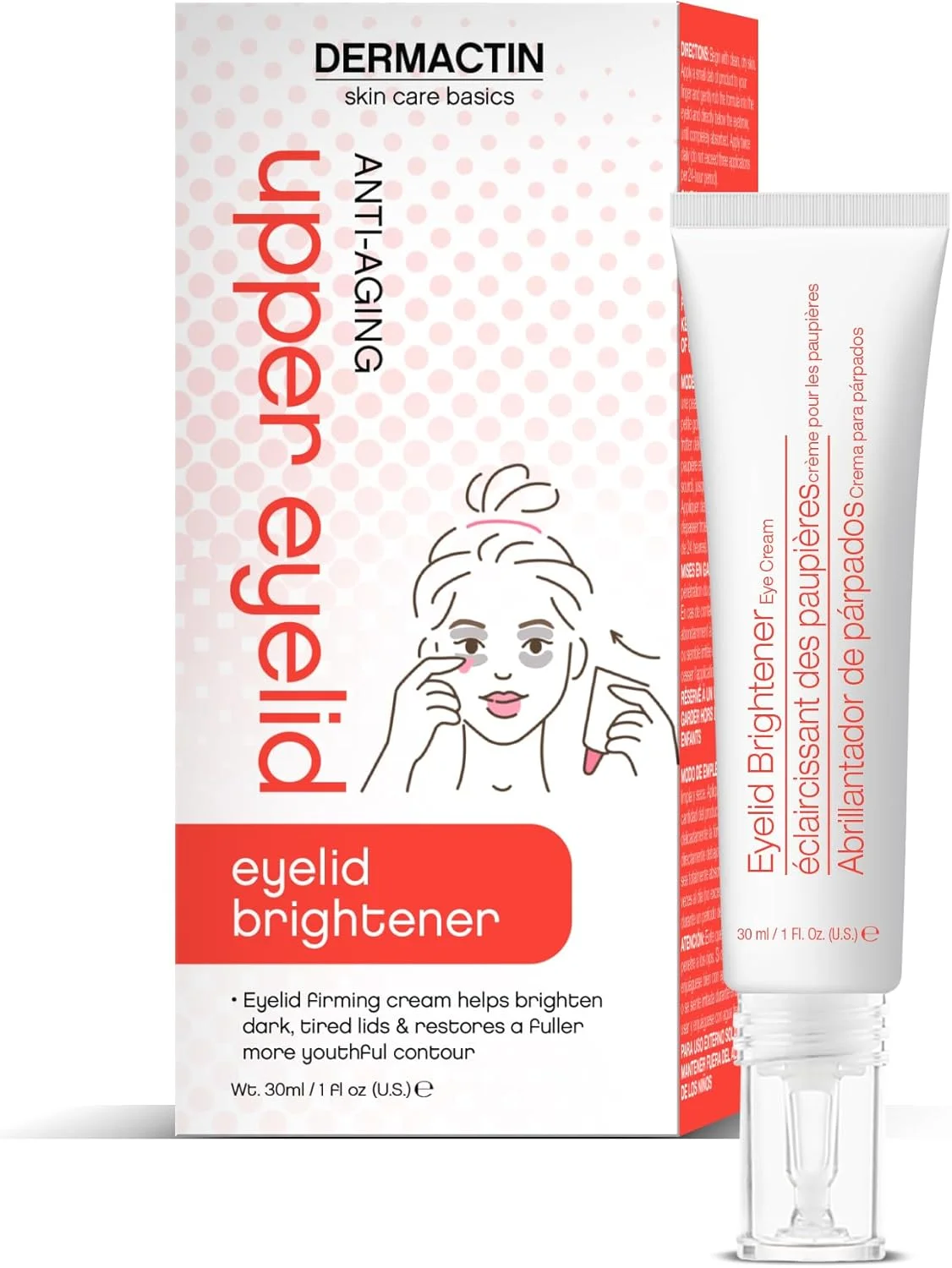 کرم پلک بالا درماکتین - تی اس، 30 میلی لیتر