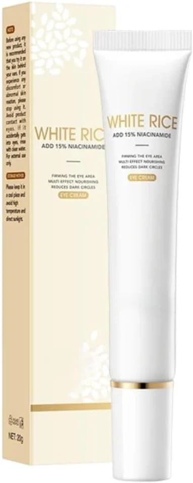 کرم دور چشم ضد چروک حلزون، برنج سفید و رز 8D، 20 گرم - کرم دور چشم پیشرفته حاوی موسین حلزون و نیاسینامید برای تیرگی، پف و خطوط ریز | سفت کننده، روشن کننده و مراقبت از چشم (برنج) کرم دور چشم ضد چروک حلزون، برنج سفید و رز 8D، 20 گرم - کرم دور چشم پیشرفته حاوی موسین حلزون و نیاسینامید برای تیرگی، پف و خطوط ریز | سفت کننده، روشن کننده و مراقبت از چشم (برنج)