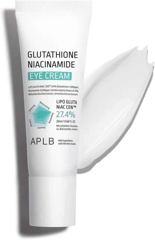 کرم دور چشم گلوتاتیون نیاسینامید APLB | LIPO GLUTA NIAC CEN™ 27.4% 20ml / مراقبت از پوست کره ای، کرم دور چشم برای سیاهی و پف، بهبود خاصیت ارتجاعی و تامین رطوبت اطراف ناحیه چشم کرم دور چشم گلوتاتیون نیاسینامید APLB | LIPO GLUTA NIAC CEN™ 27.4% 20ml / مراقبت از پوست کره ای، کرم دور چشم برای سیاهی و پف، بهبود خاصیت ارتجاعی و تامین رطوبت اطراف ناحیه چشم