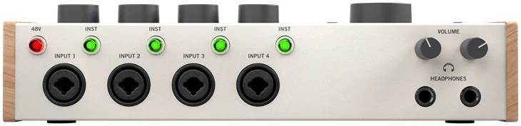 کارت صدای استودیویی USB یونیورسال آدیو Volt 476P، رابط صوتی USB-C با 4 ورودی/10 خروجی، 4 پری امپ، AD/DA 24 بیت/192 کیلوهرتز، کمپرسور FET داخلی، ورودی/خروجی MIDI و نرم افزار | VOLT476P