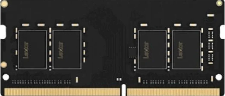 رم لپ تاپ Lexar DDR4 SODIMM با ظرفیت 8 گیگابایت، سرعت 3200 مگاهرتز، ولتاژ 1.2 ولت، 260 پین و تاخیر CL22 مدل LD4AS008G-R3200GSST