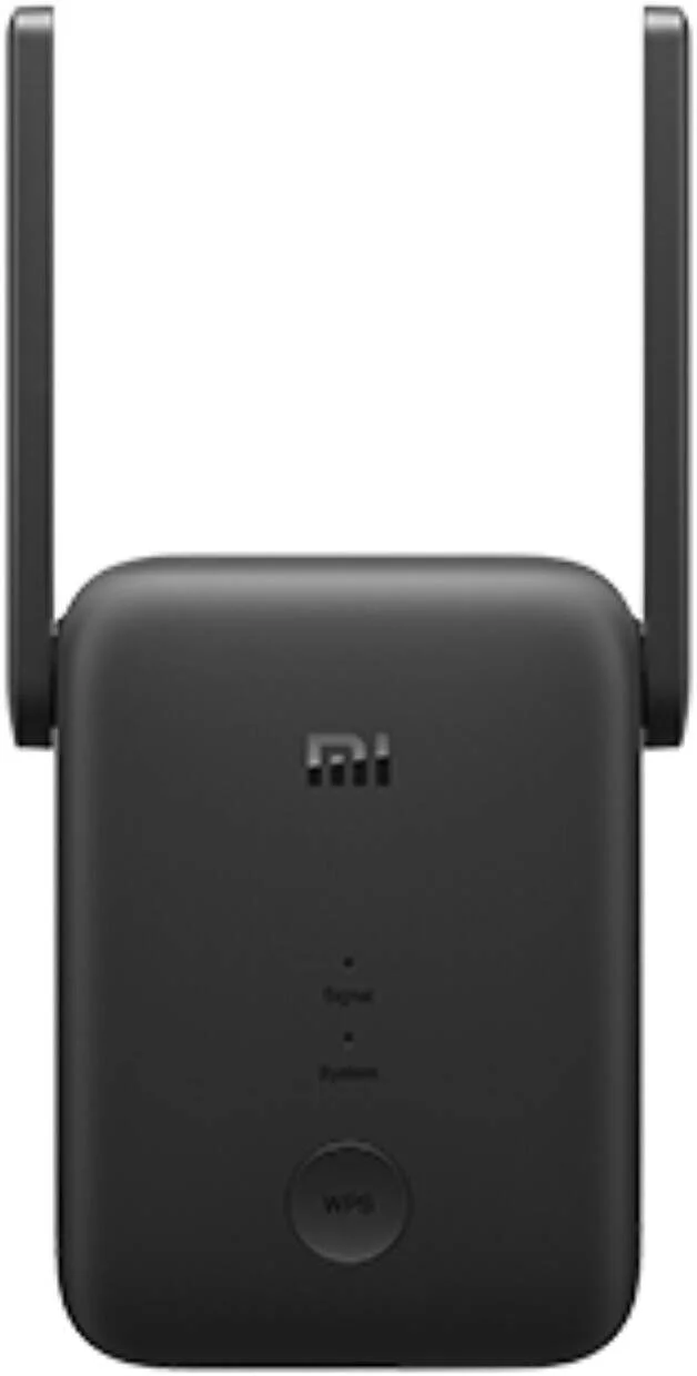 تقویت کننده سیگنال وای فای شیائومی مدل AC1200، دو بانده 2.4 گیگاهرتز و 5 گیگاهرتز با عملکرد پرسرعت 867 مگابیت بر ثانیه، دارای پورت اترنت، تنظیمات WPS، حالت های اکسس پوینت و تکرار کننده، مشکی | RA75/RC04