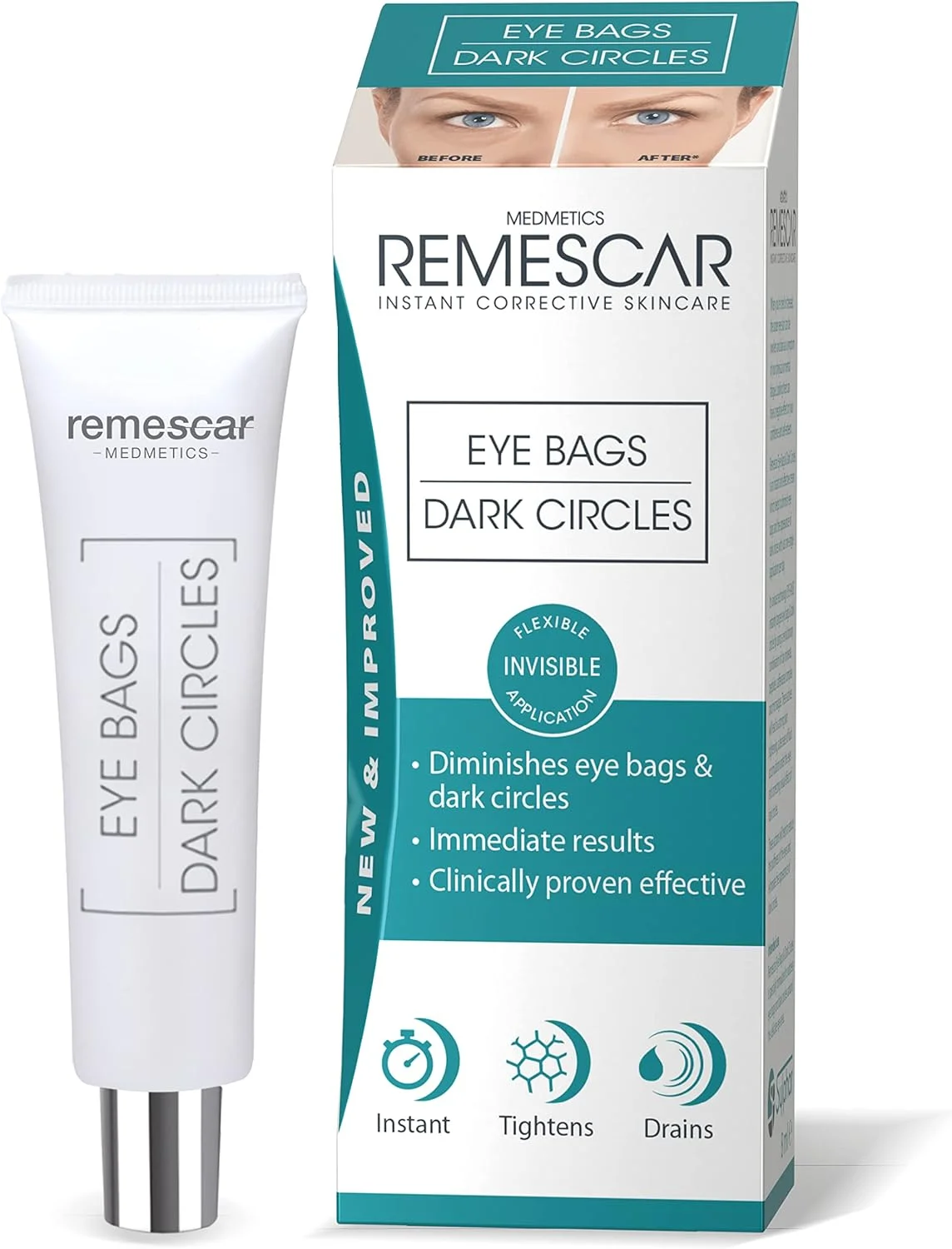 کرم دور چشم Remescar برای پف و تیرگی زیر چشم 8 میلی لیتر - درمان فوری پف و تیرگی زیر چشم - 180 بار استفاده برای نتایج قابل مشاهده - پف و تیرگی دور چشم کرم دور چشم Remescar برای پف و تیرگی زیر چشم 8 میلی لیتر - درمان فوری پف و تیرگی زیر چشم - 180 بار استفاده برای نتایج قابل مشاهده - پف و تیرگی دور چشم