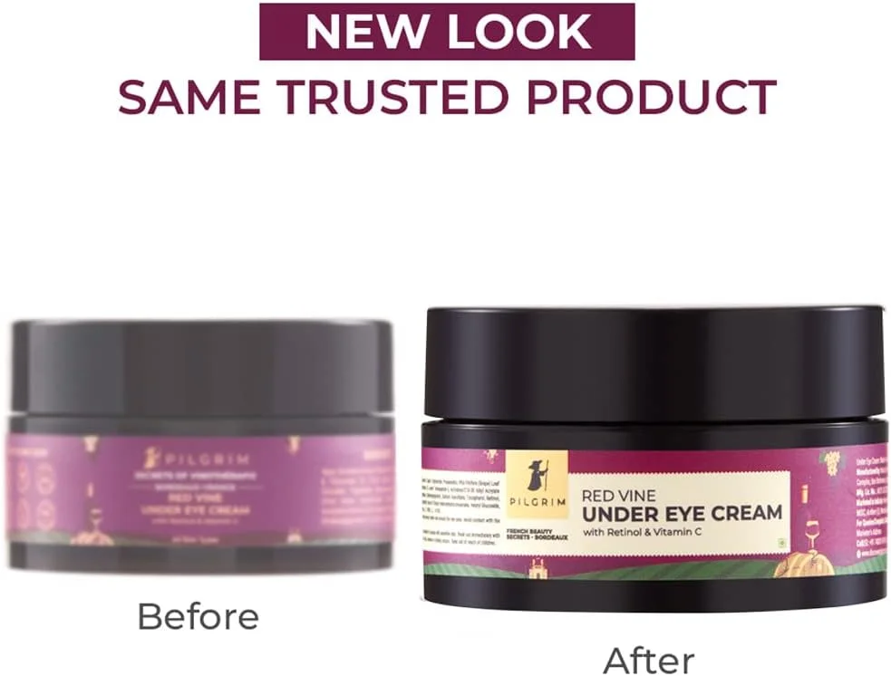 کرم دور چشم انگور قرمز، رتینول و ویتامین C برای سیاهی دور چشم، مناسب خانم ها و آقایان | کرم رفع سیاهی دور چشم | کرم دور چشم برای سیاهی | کرم دور چشم برای سیاهی، چروک و پف | 30 گرم