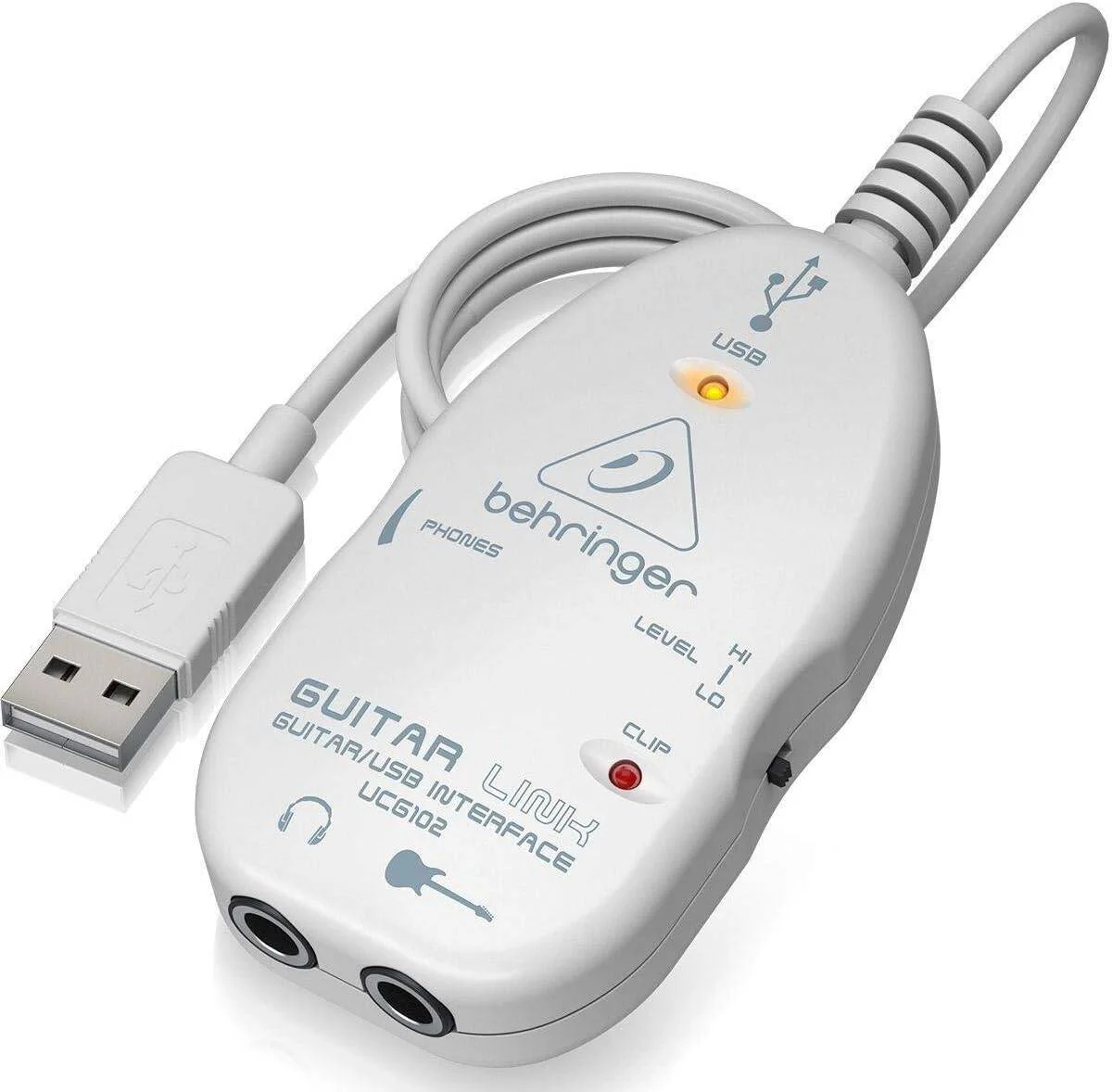 اینترفیس صوتی گیتار به USB بیرینگر مدل UCG102، سفید