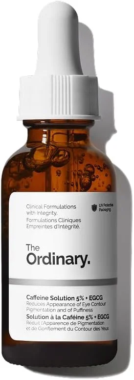 محلول کافئین 5% + EGCG اوردینری 30 میلی لیتر | محلول تیرگی و پف دور چشم