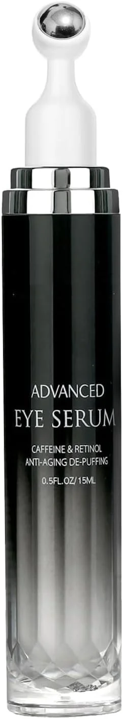 کرم کافئین، درمان تیرگی دور چشم برای پف و کیسه زیر چشم، کاهش چین و چروک و خطوط ریز، مناسب برای آقایان و بانوان، دارای توپ ماساژ 360 درجه