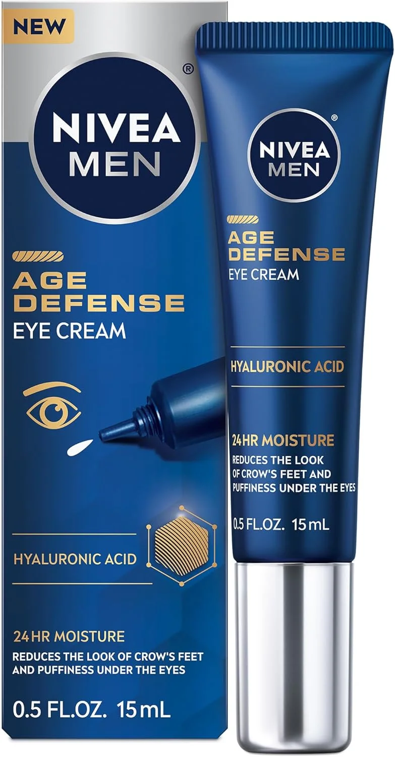 کرم دور چشم ضد پیری آقایان نیوآ حاوی هیالورونیک اسید، کرم آبرسان 24 ساعته دور چشم برای مردان، کمک به کاهش ظاهر خطوط پنجه کلاغی، خطوط ریز و سیاهی دور چشم، تیوب 15 میلی لیتری کرم دور چشم ضد پیری آقایان نیوآ حاوی هیالورونیک اسید، کرم آبرسان 24 ساعته دور چشم برای مردان، کمک به کاهش ظاهر خطوط پنجه کلاغی، خطوط ریز و سیاهی دور چشم، تیوب 15 میلی لیتری