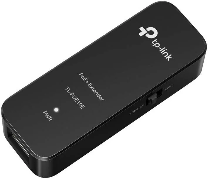 افزایش دهنده PoE+ اترنت سریع TP-LINK POE10E Omada، پورت های 10/100 مگابیت بر ثانیه، دستگاه های 802.3af/at، گسترش اتصال شبکه PoE/PoE+، 100 متر/250 متر اضافی، مشکی | POE10E افزایش دهنده PoE+ اترنت سریع TP-LINK POE10E Omada، پورت های 10/100 مگابیت بر ثانیه، دستگاه های 802.3af/at، گسترش اتصال شبکه PoE/PoE+، 100 متر/250 متر اضافی، مشکی | POE10E