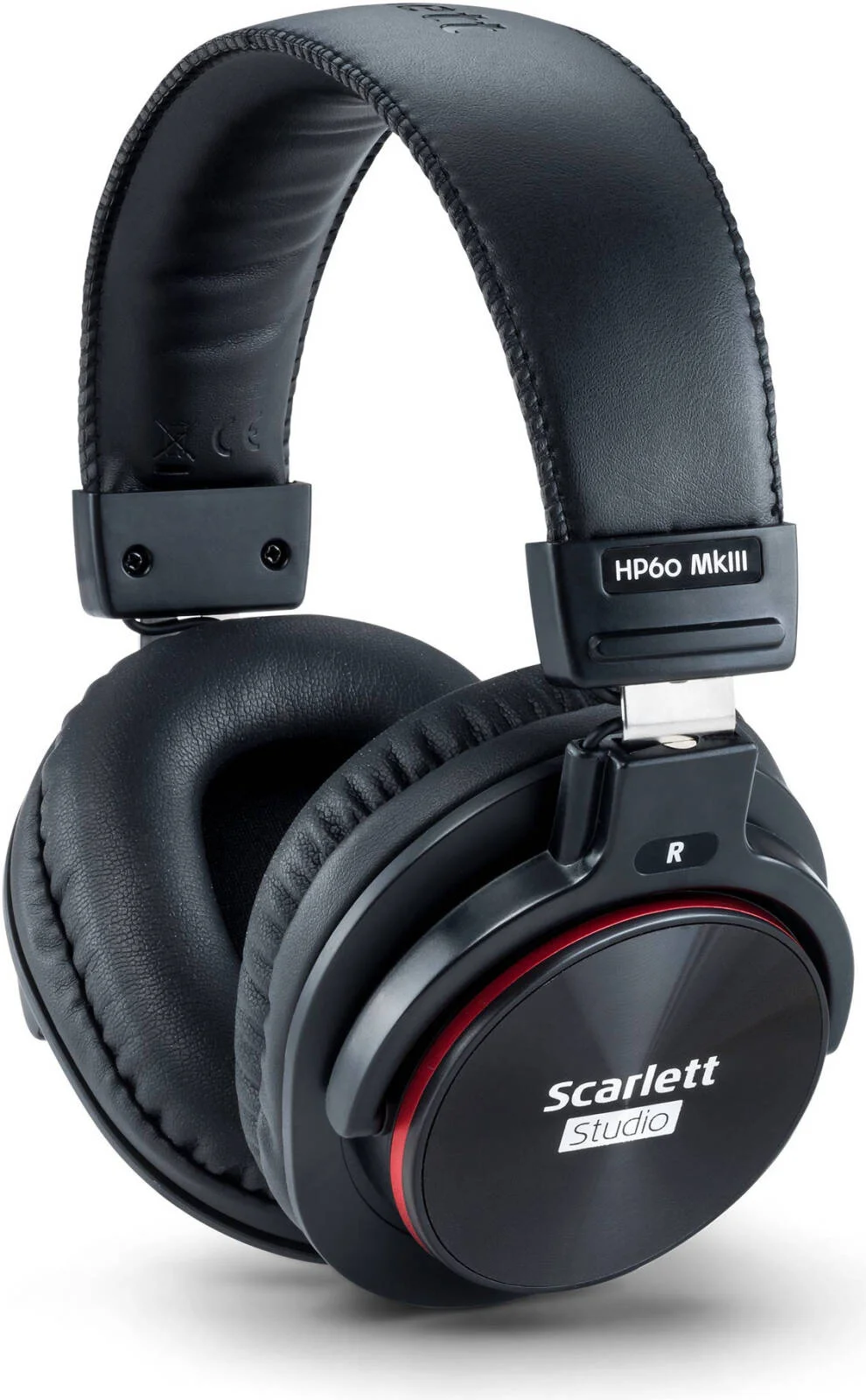 کارت صدای USB Focusrite Scarlett 2i2 Studio نسل سوم به همراه میکروفون و هدفون، میکروفون کاندنسر کاردیوئید، پری امپ میکروفون/لاین/اینسترومنت، رابط USB 2x2، USB Type-C، مشکی-قرمز | -2I2-STU-3G