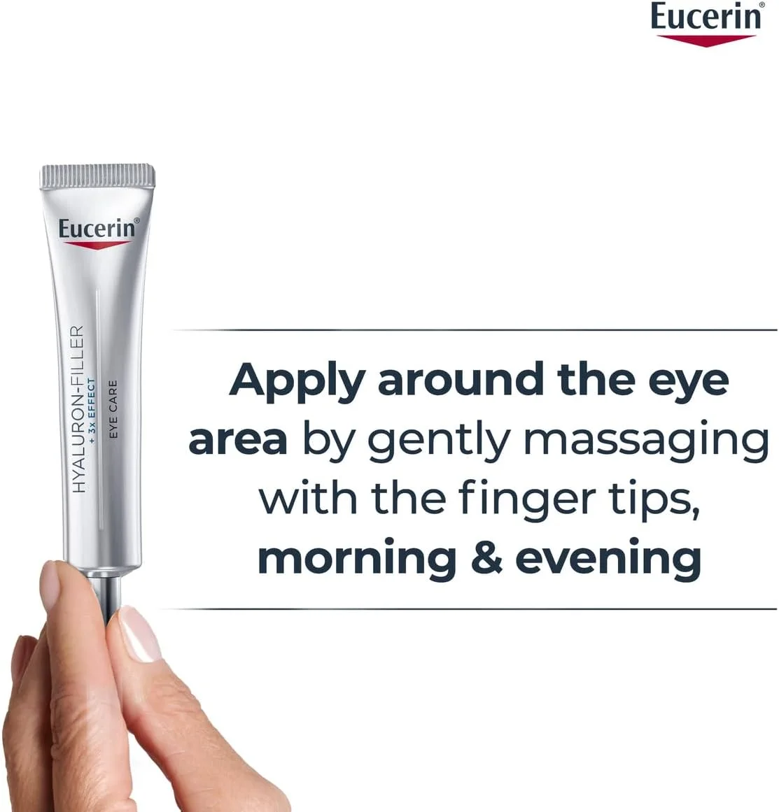 کرم دور چشم ضد پیری اوسرین Hyaluron Filler با اسید هیالورونیک، کاهش دهنده چین و چروک دور چشم، محافظت در برابر UVA و UVB، SPF 15، مرطوب کننده برای انواع پوست، 15 میلی لیتر