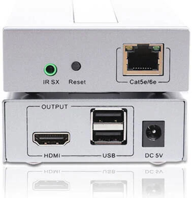اکستندر HDMI IP KVM مدل DTECH DT-7050(AM)، رزولوشن 1920x1080@60HZ، تا 150 متر، پشتیبانی از USB 1.1، پشتیبانی از تکنولوژی بازگشت مادون قرمز IR، نقره ای | DT-7050(AM) اکستندر HDMI IP KVM مدل DTECH DT-7050(AM)، رزولوشن 1920x1080@60HZ، تا 150 متر، پشتیبانی از USB 1.1، پشتیبانی از تکنولوژی بازگشت مادون قرمز IR، نقره ای | DT-7050(AM)