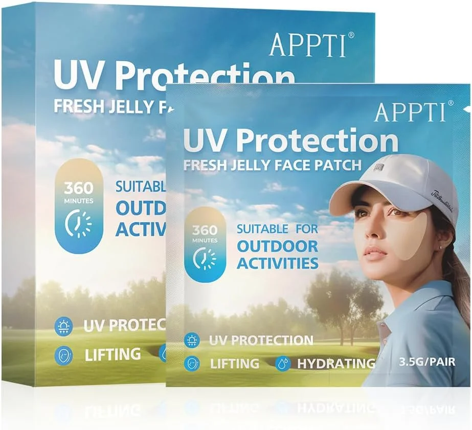 پد گلف محافظت در برابر اشعه ماوراء بنفش، پد صورت محافظت در فضای باز، پدهای ژلی صورت گلف، پد ضد آفتاب مراقبت از پوست آبرسان، مناسب برای فعالیت های خارج از منزل، 5 جفت پد گلف محافظت در برابر اشعه ماوراء بنفش، پد صورت محافظت در فضای باز، پدهای ژلی صورت گلف، پد ضد آفتاب مراقبت از پوست آبرسان، مناسب برای فعالیت های خارج از منزل، 5 جفت