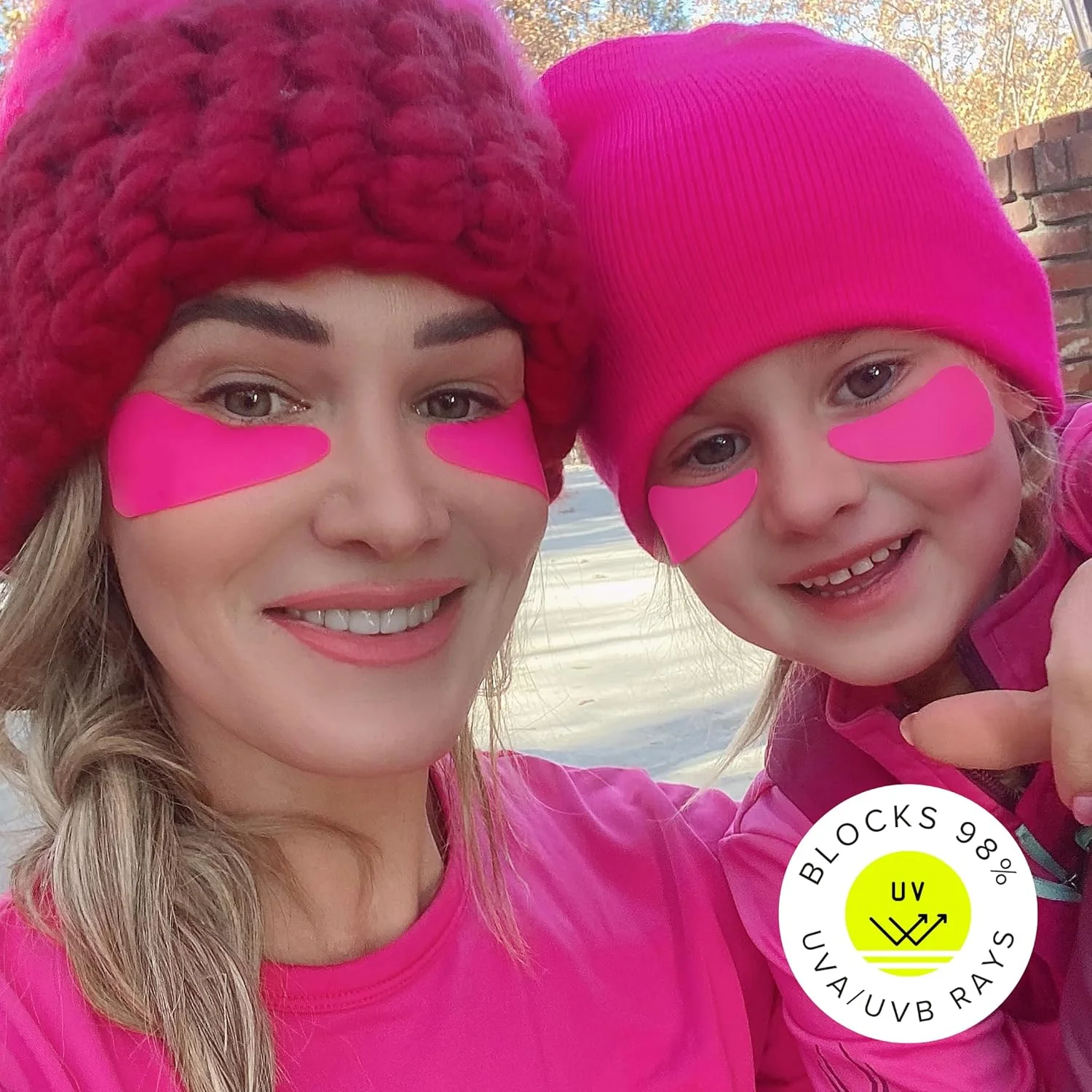 محافظ صورت در برابر اشعه ماوراء بنفش با UPF 50 - پدهای سیلیکونی محافظ صورت در برابر اشعه UV