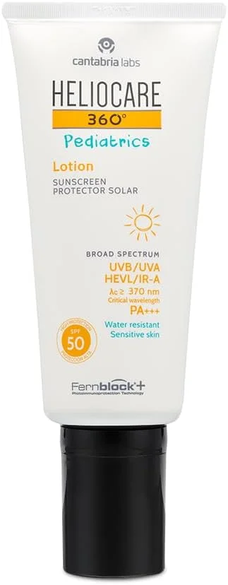 لوسیون کودکان Heliocare 360 با SPF50+، 200 میلی لیتر، سفید لوسیون کودکان Heliocare 360 با SPF50+، 200 میلی لیتر، سفید