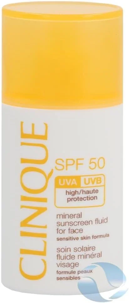فلوئید ضد آفتاب مینرال صورت با SPF 50 کلینیک، 30 میلی لیتر