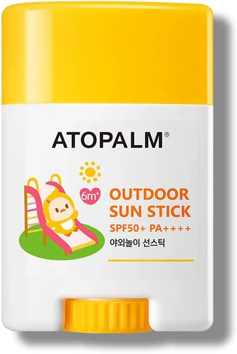 استیک ضد آفتاب بیرونی ATOPALM SPF50+ PA++++ 21g | ضد آفتاب مینرال مات و غیر چرب | مراقبت تسکین دهنده پوست | مرطوب کننده صورت با SPF | محافظت در برابر آفتاب کره ای