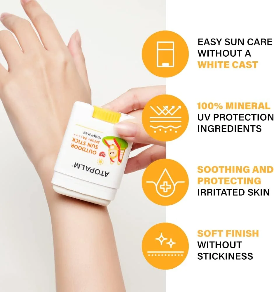 استیک ضد آفتاب بیرونی ATOPALM SPF50+ PA++++ 21g | ضد آفتاب مینرال مات و غیر چرب | مراقبت تسکین دهنده پوست | مرطوب کننده صورت با SPF | محافظت در برابر آفتاب کره ای استیک ضد آفتاب بیرونی ATOPALM SPF50+ PA++++ 21g | ضد آفتاب مینرال مات و غیر چرب | مراقبت تسکین دهنده پوست | مرطوب کننده صورت با SPF | محافظت در برابر آفتاب کره ای