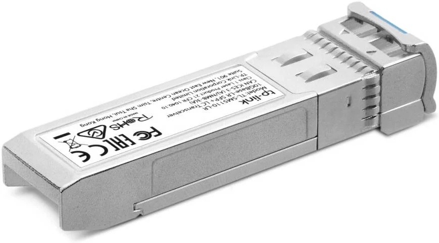 فرستنده و گیرنده تی‌پی‌لینک TL-SM5110-LR، چند حالته SFP+ LC، 10GBase-LR، پشتیبانی از نظارت تشخیصی دیجیتال، خاکستری | TL-SM5110-LR