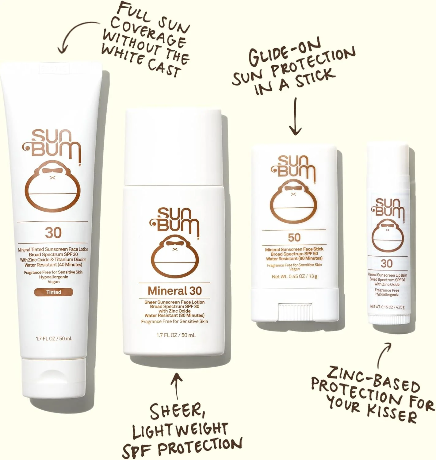 لوسیون ضد آفتاب رنگی صورت سان بام با SPF 30، حجم 50 میلی لیتر، چند رنگ