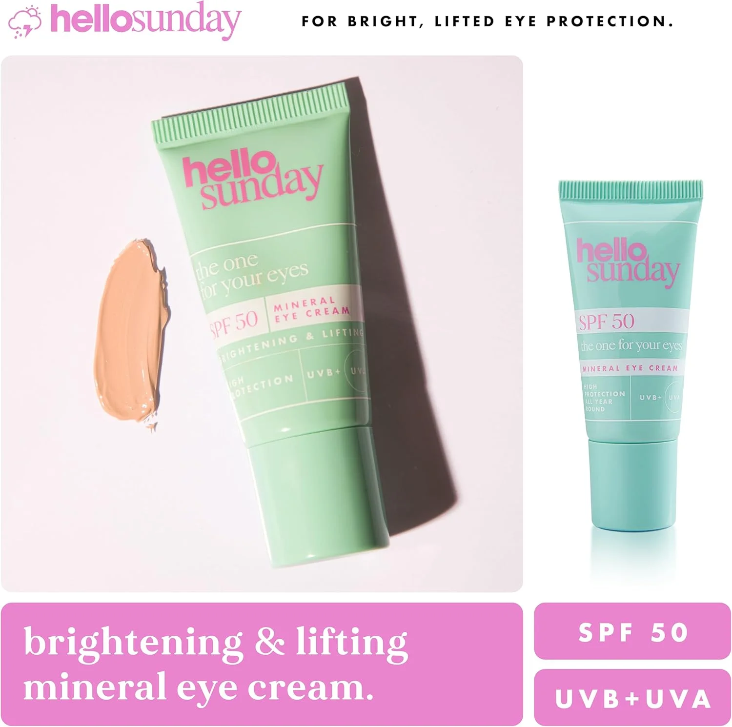 کرم دور چشم هلو ساندی با SPF 50